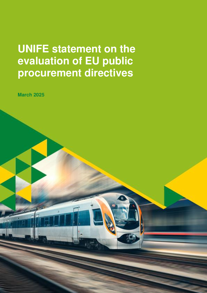 UNIFE：2025年关于欧盟公共采购指令评估的声明报告（英文版）