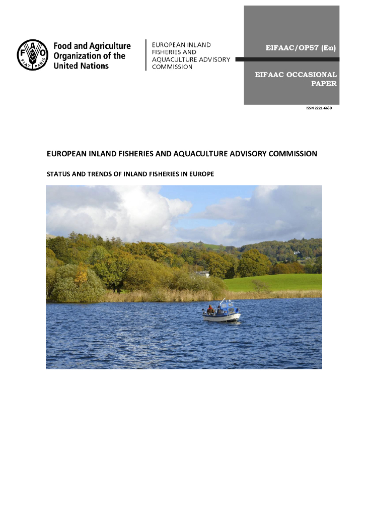 FAO联合国粮农组织：2025年欧洲内陆渔业的地位和趋势报告（英文版）