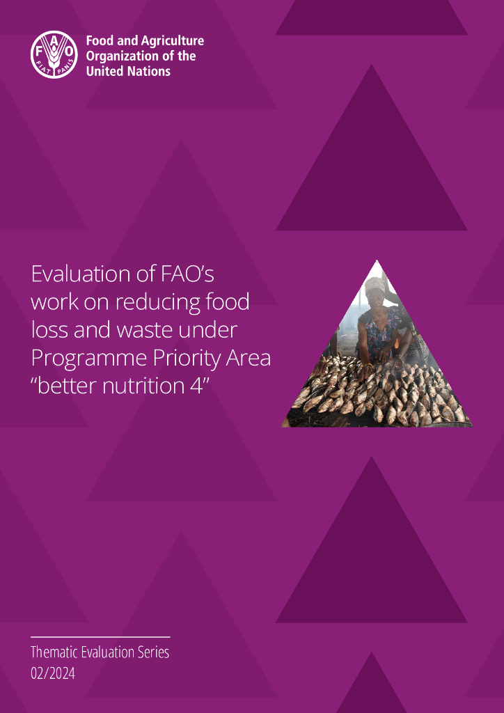 FAO联合国粮农组织：2025年评估粮农组织在减少计划优先领域减少粮食损失和浪费的工作报告-“更好的营养4”（英文版）