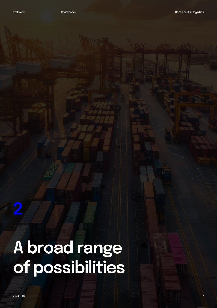 Statworx：2024年物流行业中的数据与AI白皮书：战略性地引入人工智能技术（英文版）_第7页