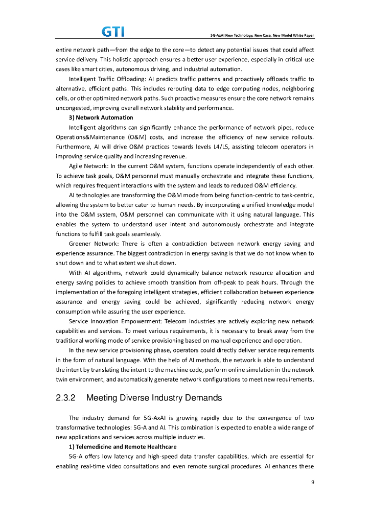 GTI&中移智库：2025年5G-A×AI新技术、新服务、新模式白皮书（英文版）_第9页