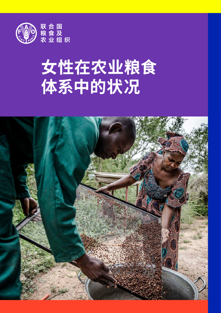FAO联合国粮农组织：2023年农业食品系统中的妇女地位报告