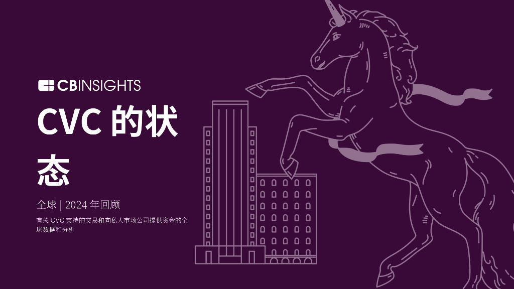 CBINSIGHTS：2024年度全球企业风险投资（CVC）状况报告：私募市场交易、投融资数据及分析