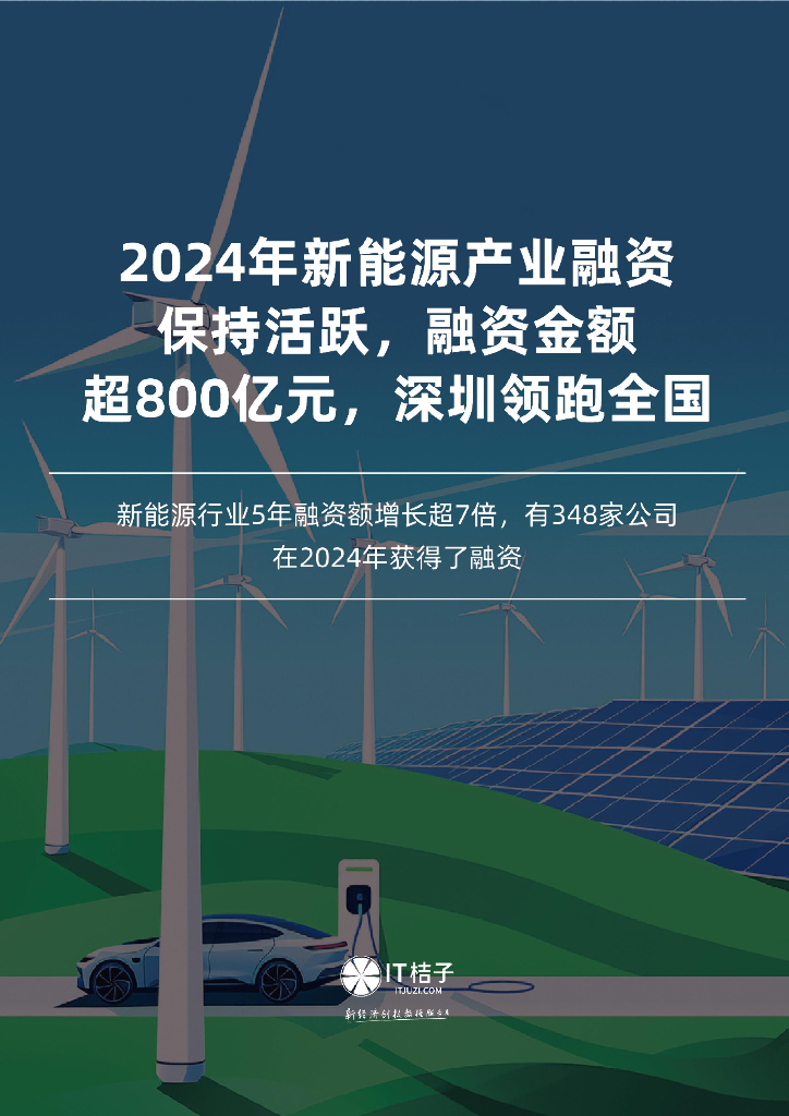 IT桔子：2024年中国新能源行业投融资分析报告