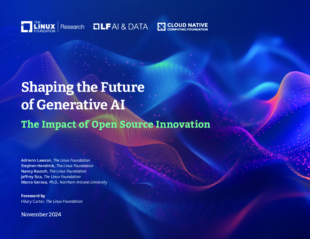 LFAI&Data：2024年塑造生成式<em>人工智能</em>的未来：开源在GenAI技术演进与实施中的作用研究报告（英文版） 海报