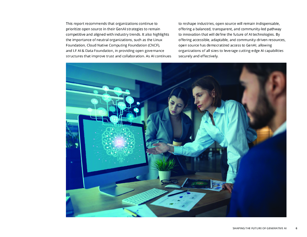 LFAI&Data：2024年塑造生成式人工智能的未来：开源在GenAI技术演进与实施中的作用研究报告（英文版）_第6页