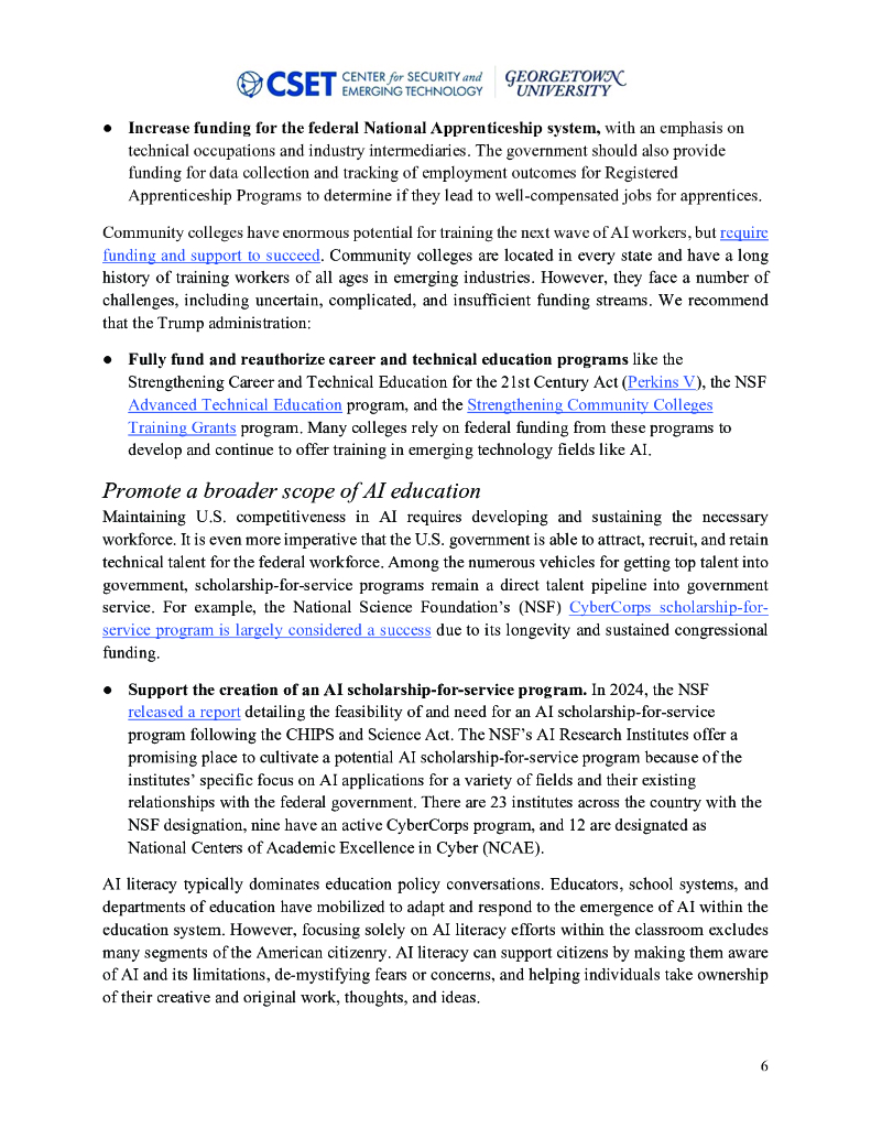 CSET：2025年CSET的人工智能行动计划建议对OSTP信息请求的回应报告（英文版）_第9页