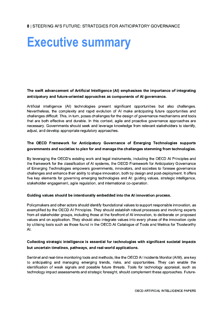 OECD经合组织：引领人工智能未来：预见性治理策略研究（英文版）_第8页