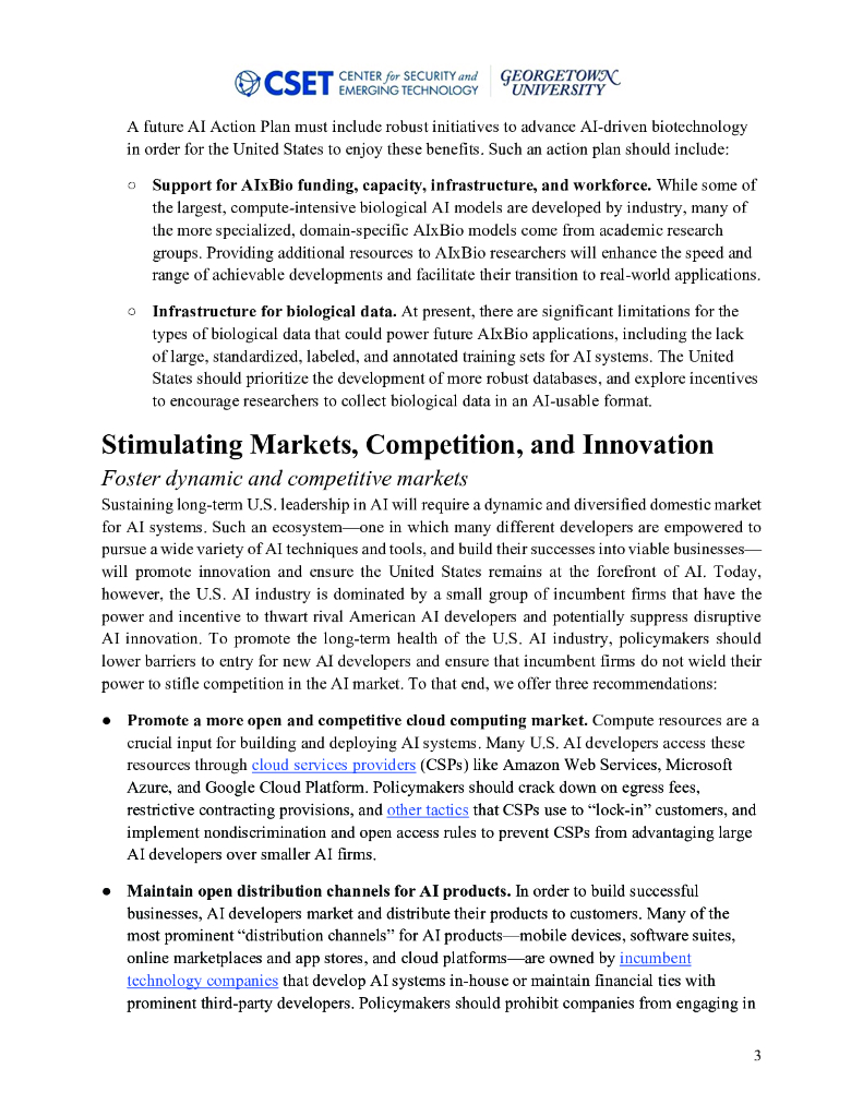CSET：2025年CSET对美国人工智能行动计划的建议报告（英文版）_第6页