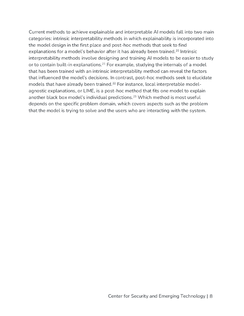 CSET：2025年可解释人工智能的实证检验：对AI评估方法的批判性审视报告（英文版）_第9页