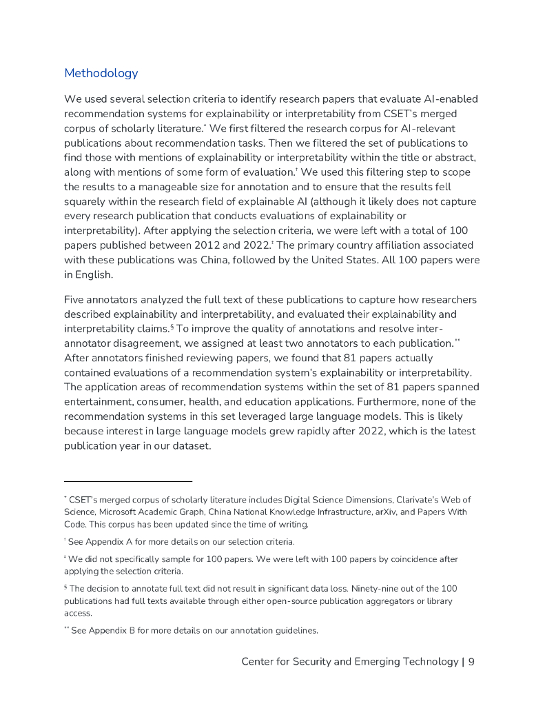 CSET：2025年可解释人工智能的实证检验：对AI评估方法的批判性审视报告（英文版）_第10页