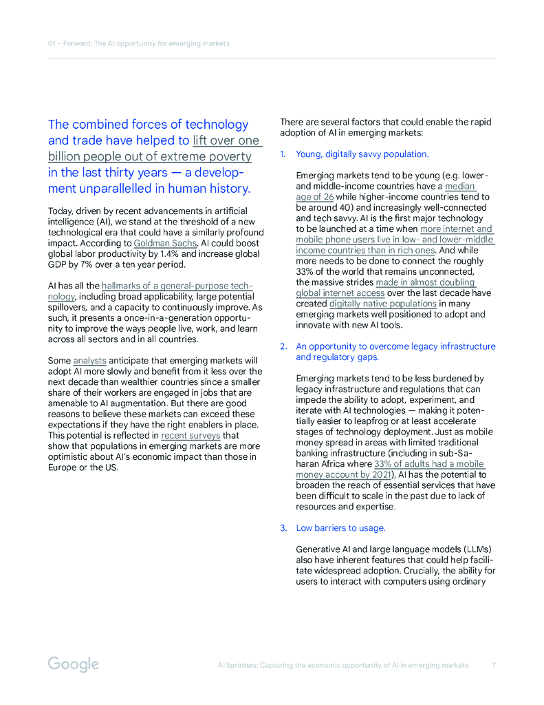 谷歌：2024年人工智能短跑选手（AI Sprinters）：捕捉新兴市场AI经济机遇报告（英文版）_第7页