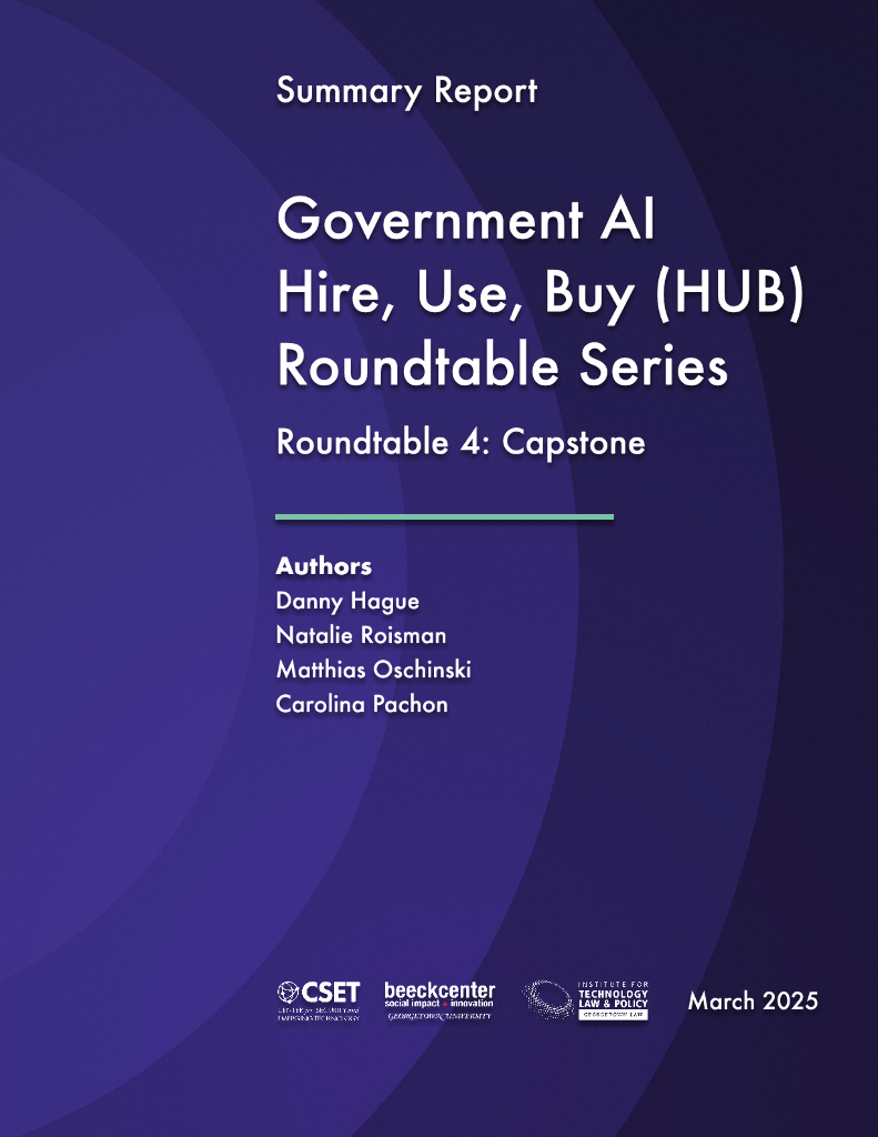 CSET：2025年圆桌会议4：Capstone报告（英文版）