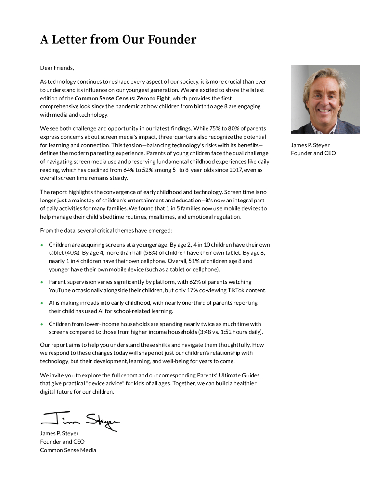 Common sense：2025年常识普查：儿童用媒体使用零到八报告（英文版）_第5页