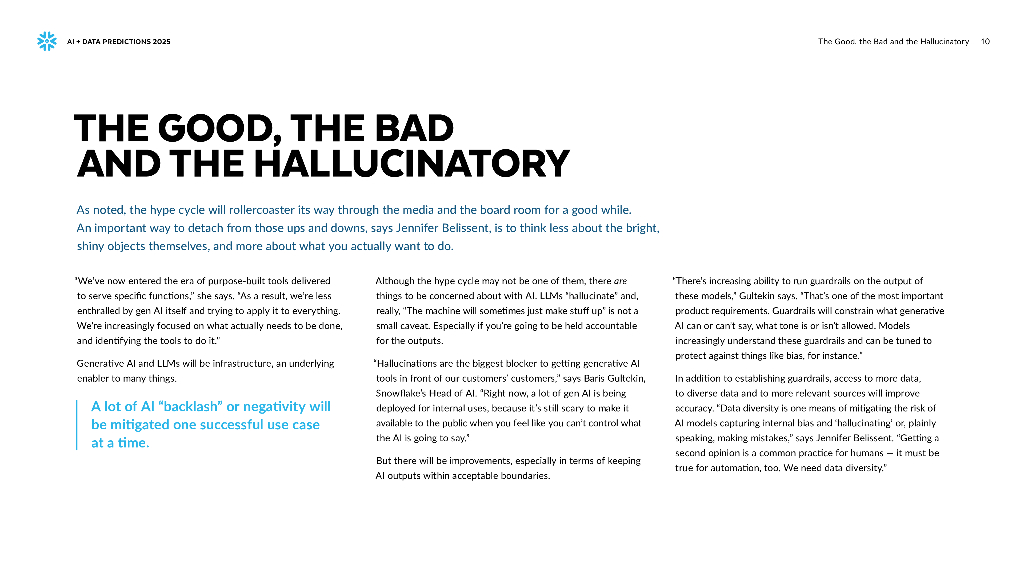 Snowflake：人工智能+数据展望报告：预测2025，AI加速的未来（英文版）_第10页