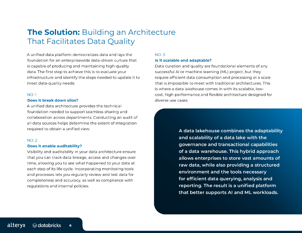 Alteryx：2024年生成式人工智能时代下的数据质量提升研究报告（英文版）_第6页