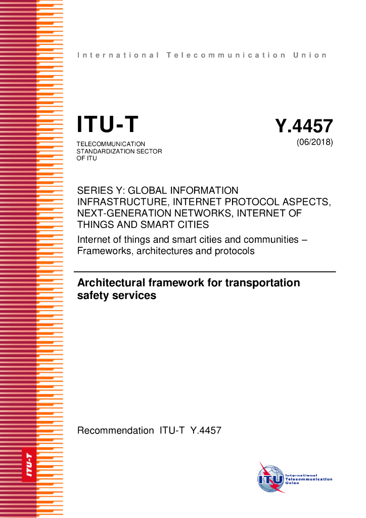 ITU-T Y.4457-2018 运输安全服务的结构框架