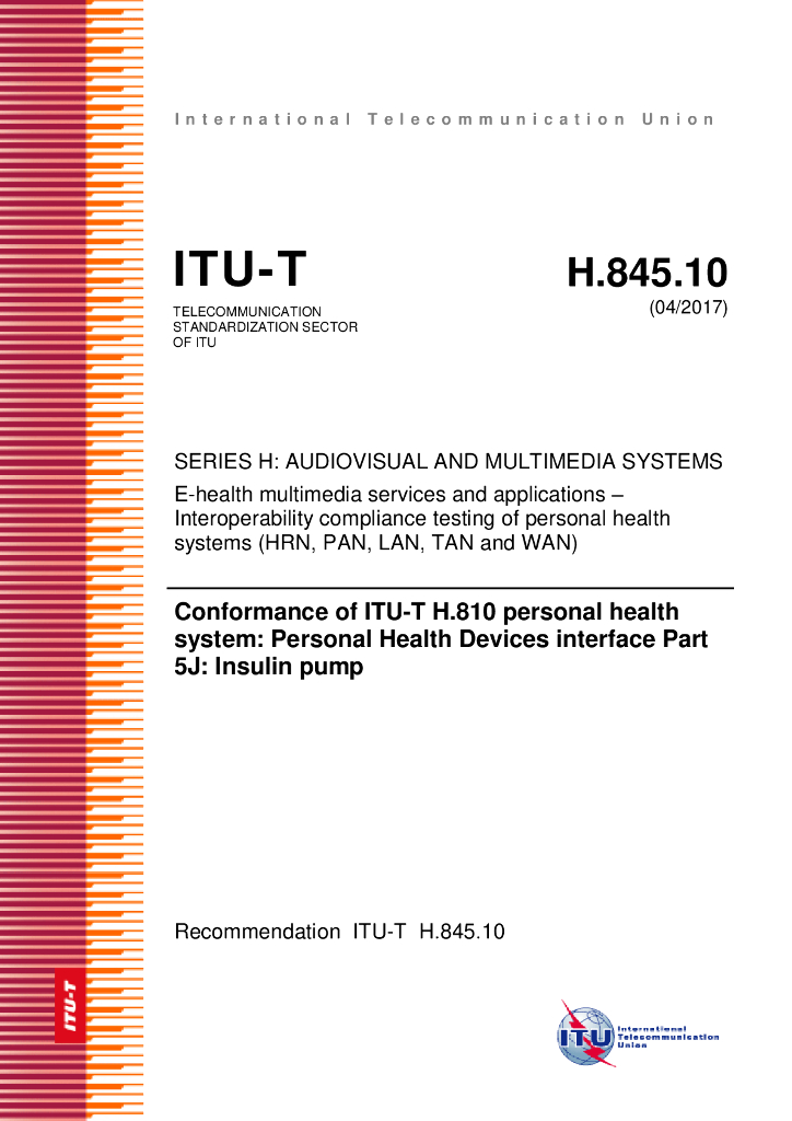 ITU-T H.845.10-2017 ITU-T H.810个人医疗卫生系统一致性 服务接口 第15部分 许可指令管理 健康和健身服务接收器