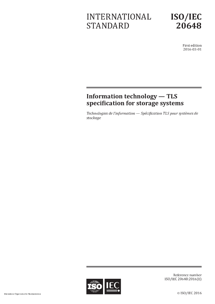 ISO/IEC 20648-2016 信息技术 存储系统用传输层安全(TLS)规范