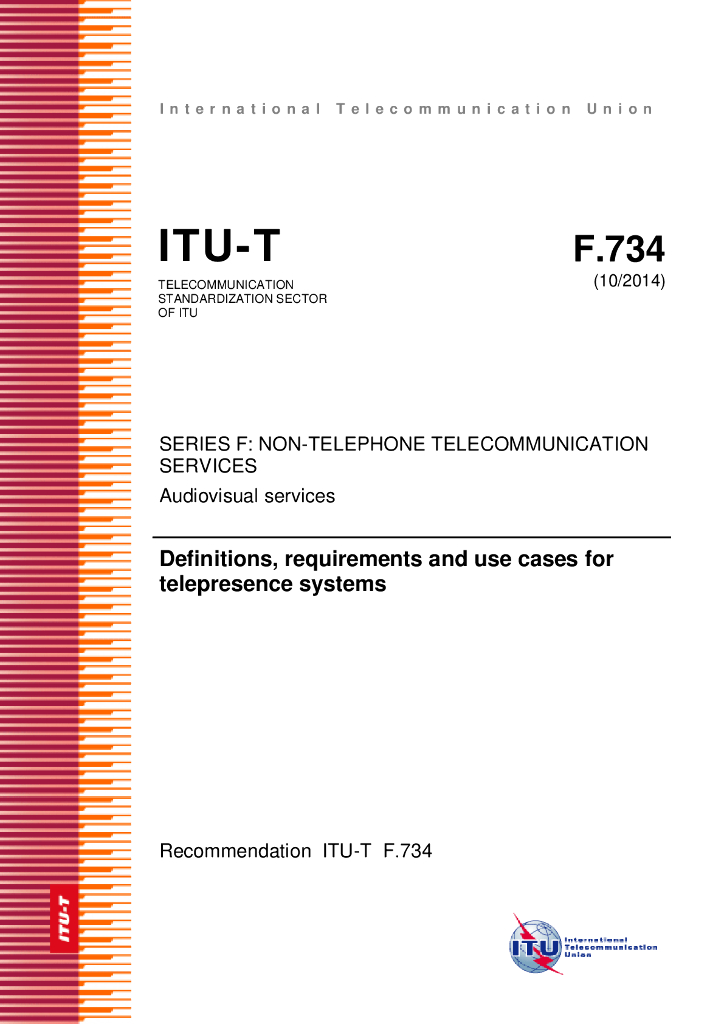 ITU-T F.734-2014 远程监控系统的定义、要求和用例