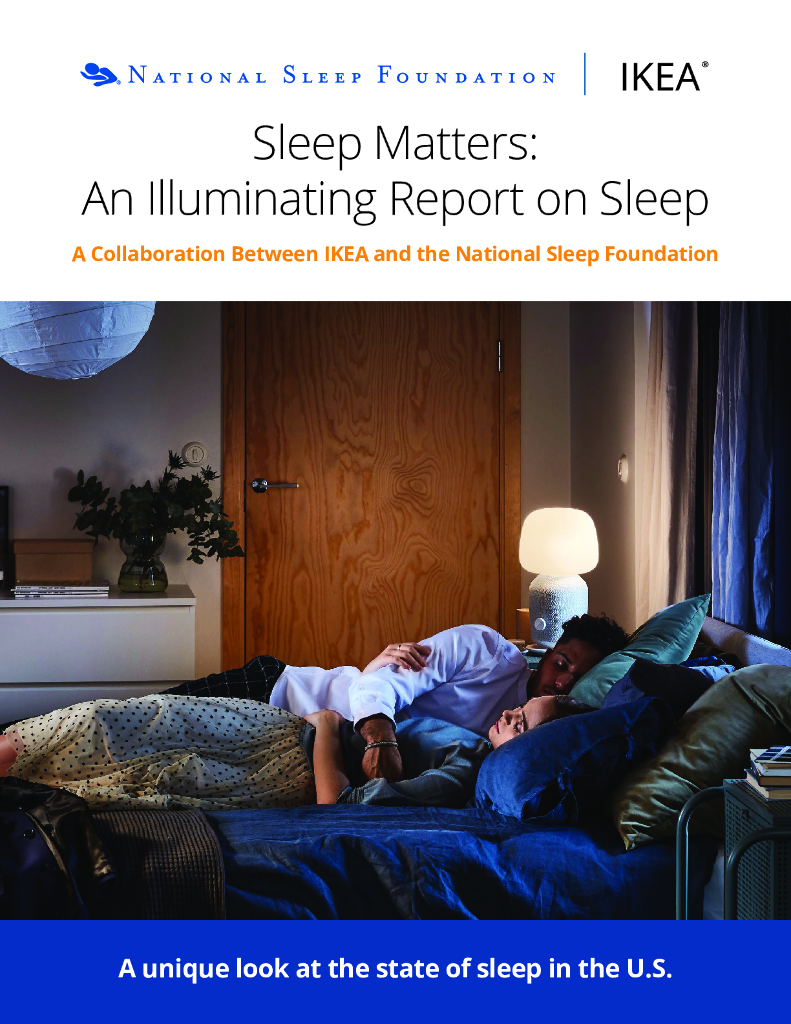 美国国家睡眠基金会&宜家：2025年美国睡眠状况调查报告（英文版）