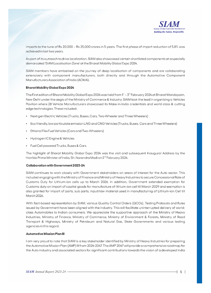 印度汽车制造商协会SIAM：2023-2024年全球汽车行业年度报告（英文版）_第9页
