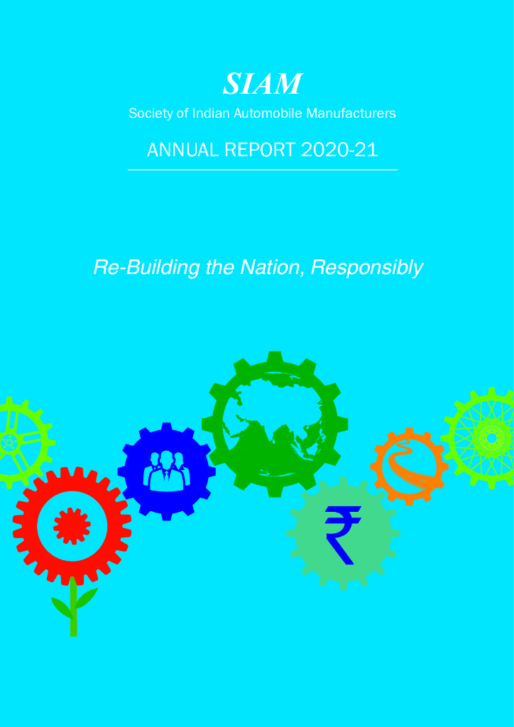 印度汽车制造商协会SIAM：2020-2021年全球汽车行业年度报告（英文版）