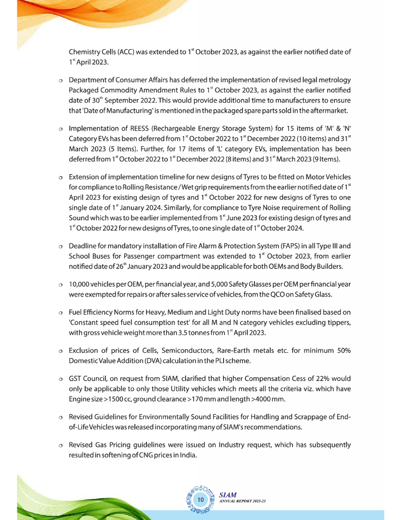 印度汽车制造商协会SIAM：2022-2023年全球汽车行业年度报告（英文版）_第10页