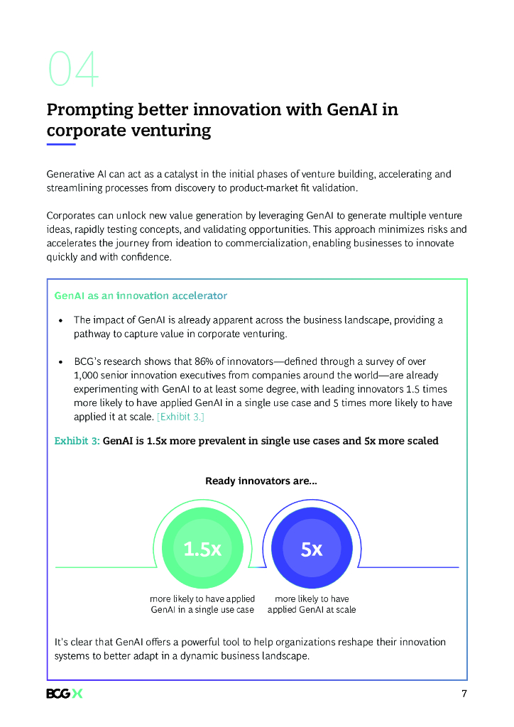 BCG：2025年生成式人工智能（GenAI）驱动企业创新：加速创投构建与风险管控双轨战略研究报告（英文版）_第7页