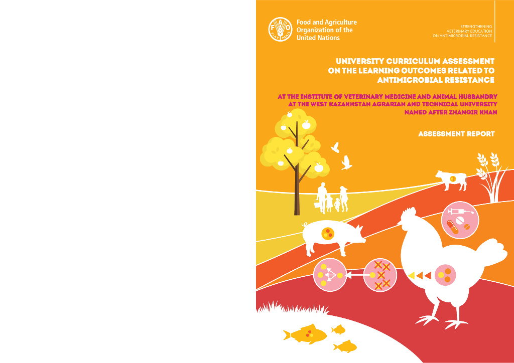 FAO联合国粮农组织：2025年大学课程评估与西哈萨克斯坦农业兽医医学和畜牧业研究所有关的学习成果与抗菌素抵抗有关的课程评估报告（英文版）