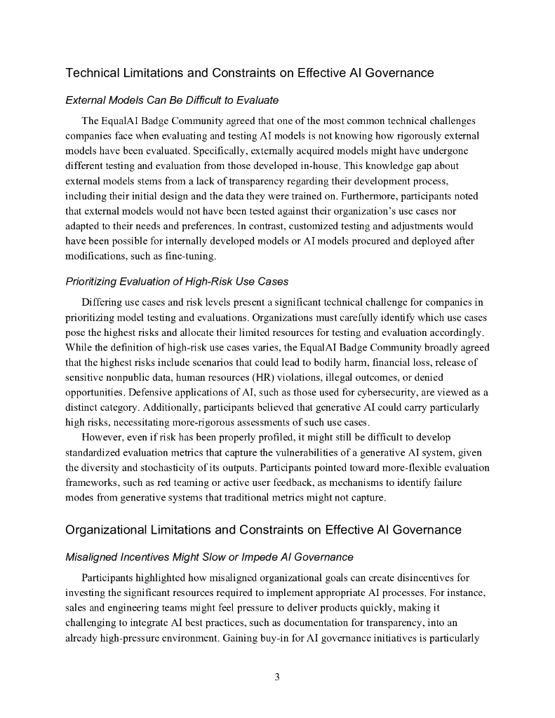 Rand兰德：2024年迈向人工智能治理研究报告：EqualAI峰会洞察及建议（英文版）_第8页