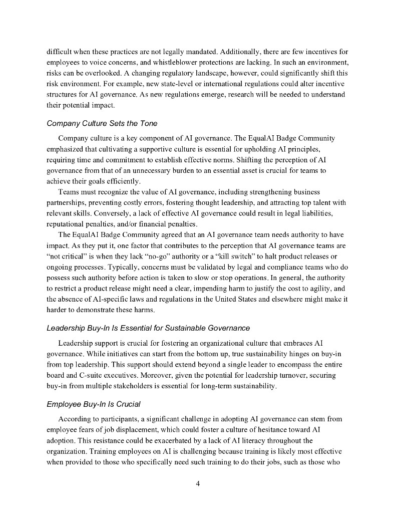 Rand兰德：2024年迈向人工智能治理研究报告：EqualAI峰会洞察及建议（英文版）_第9页