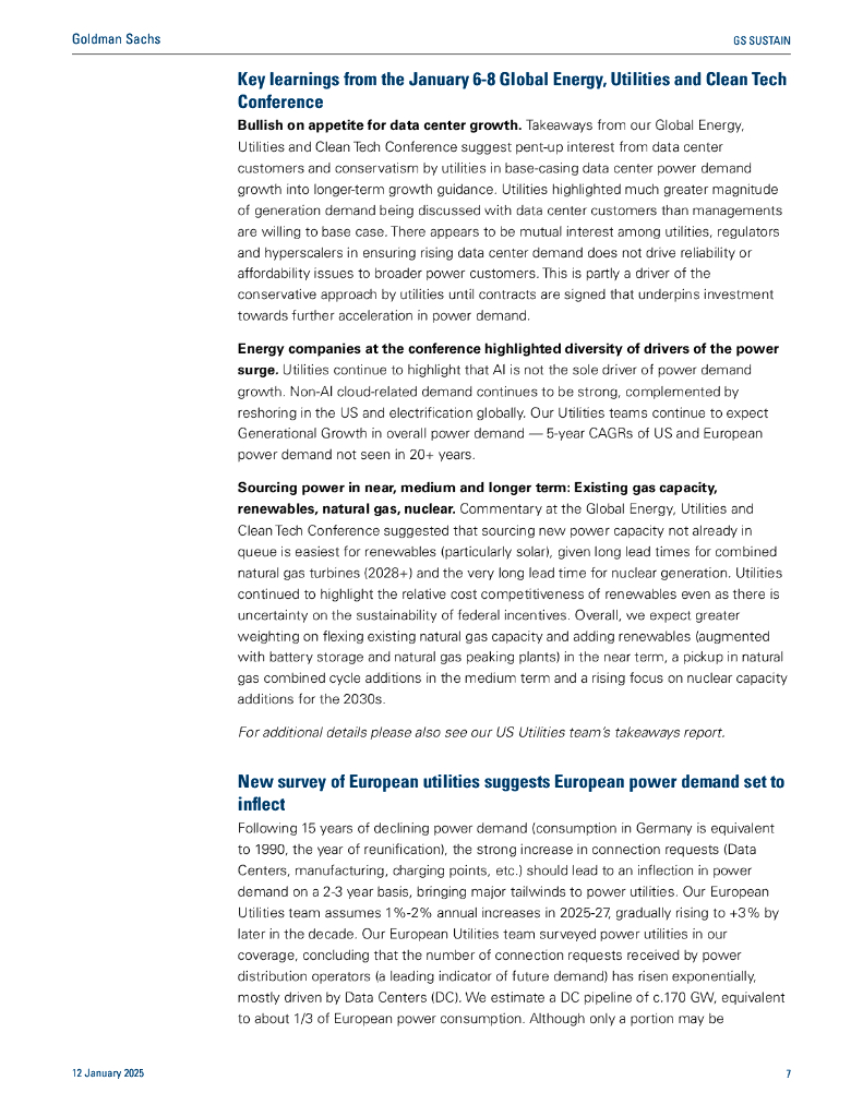 高盛：2025年人工智能与数据中心全球电力需求激增研究报告：五大驱动因素的上下行风险及可靠性投资顺风（英文版）_第8页