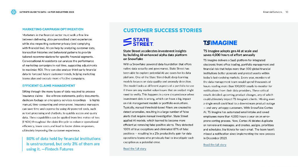 Snowflake：2025年数据与人工智能终极行业指南报告（英文版）_第10页