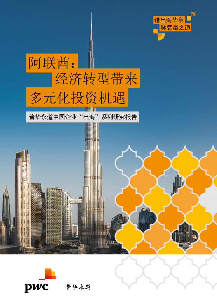 普华永道：2025年中国企业“出海”系列研究报告-阿联酋：经济转型带来多元化投资机遇