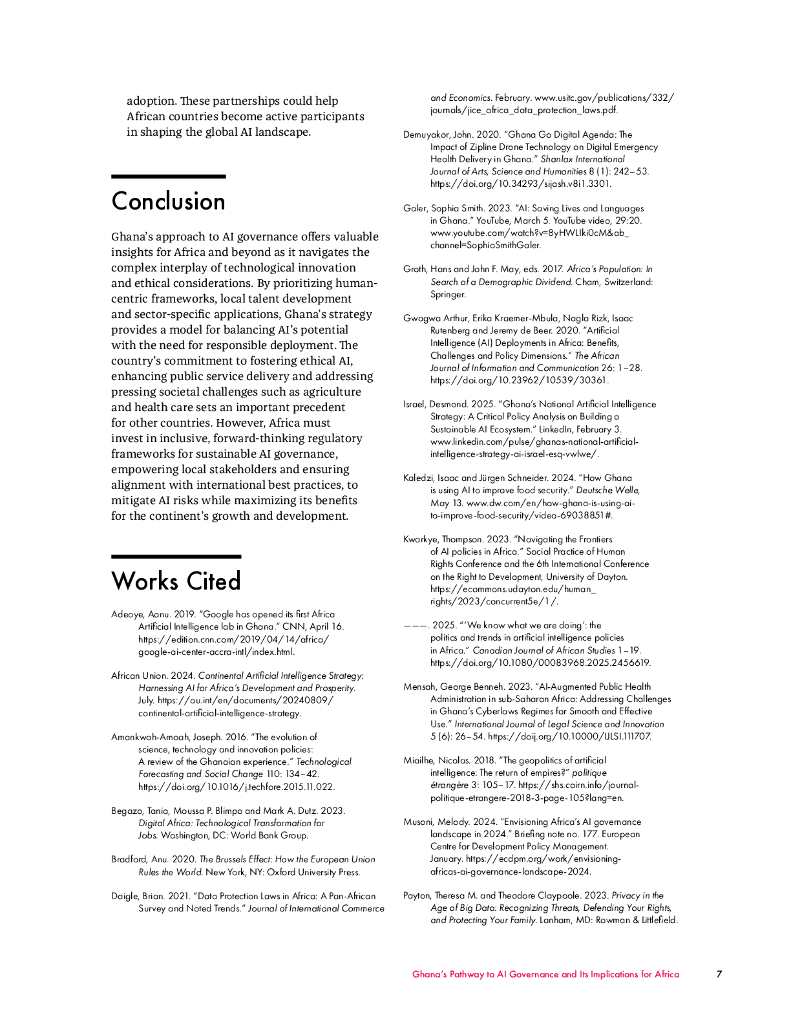 加拿大国际治理创新中心CIGI：2025年加纳的人工智能治理之路及其对非洲的影响报告（英文版）_第7页