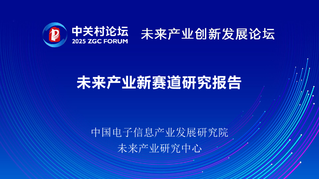未来产业研究中心：2025年未来产业新赛道研究报告