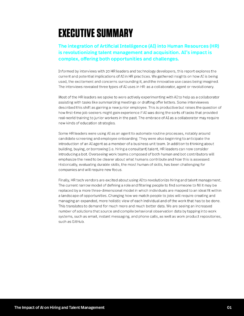 美国东北大学：2024年人工智能对招聘与人才管理的影响报告：人机协作、AI代理与智能革命（英文版）_第3页