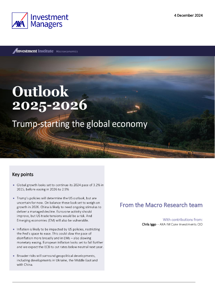 AXA安盛：2025年全球经济与投资展望报告：特朗普再次当选的影响（英文版）
