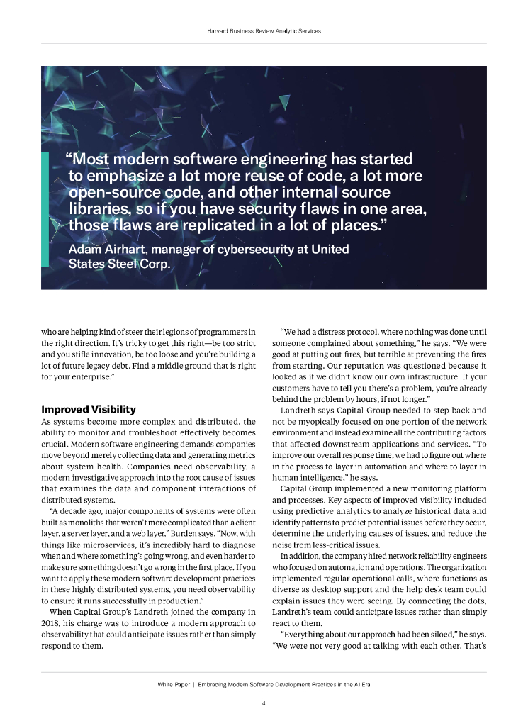 哈佛商业评论：2025年人工智能时代下的现代软件开发实践报告（英文版）_第6页