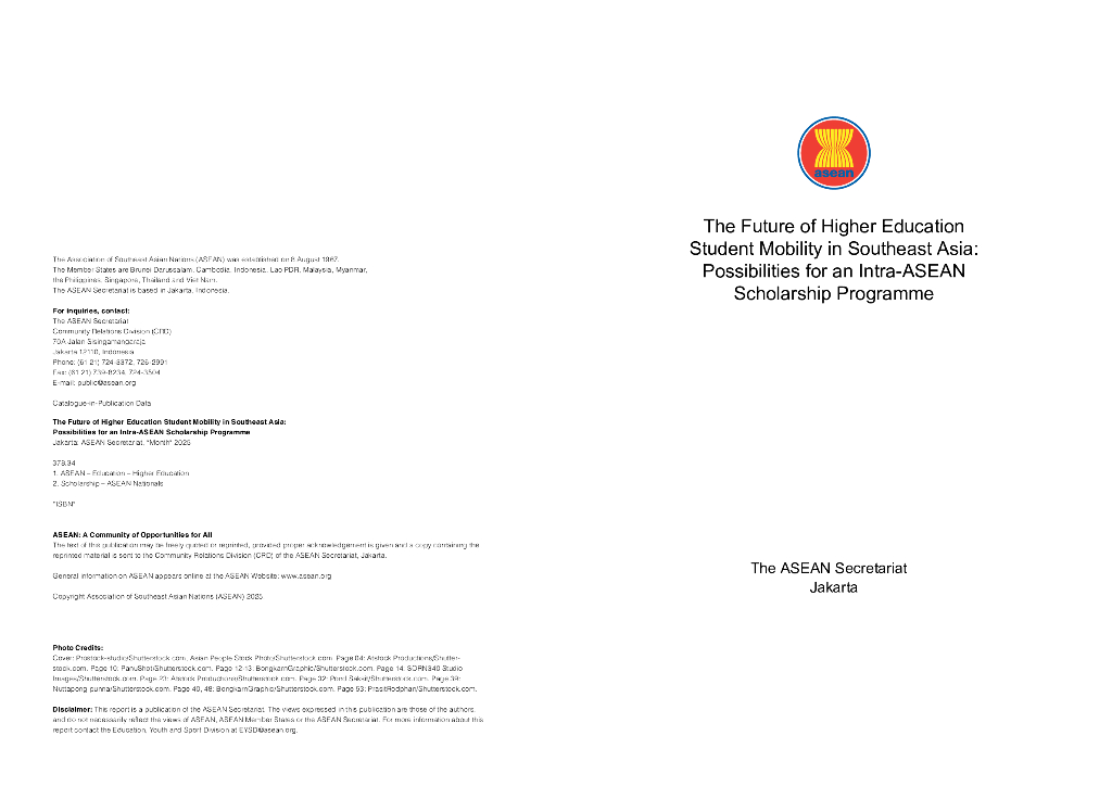 ASEAN东盟：2025年东南亚高等教育学生流动的未来：东盟内部奖学金计划的可能性报告（英文版）_第2页