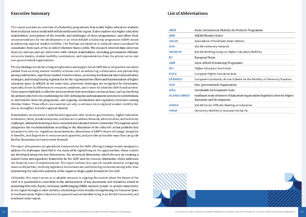 ASEAN东盟：2025年东南亚高等教育学生流动的未来：东盟内部奖学金计划的可能性报告（英文版）_第4页