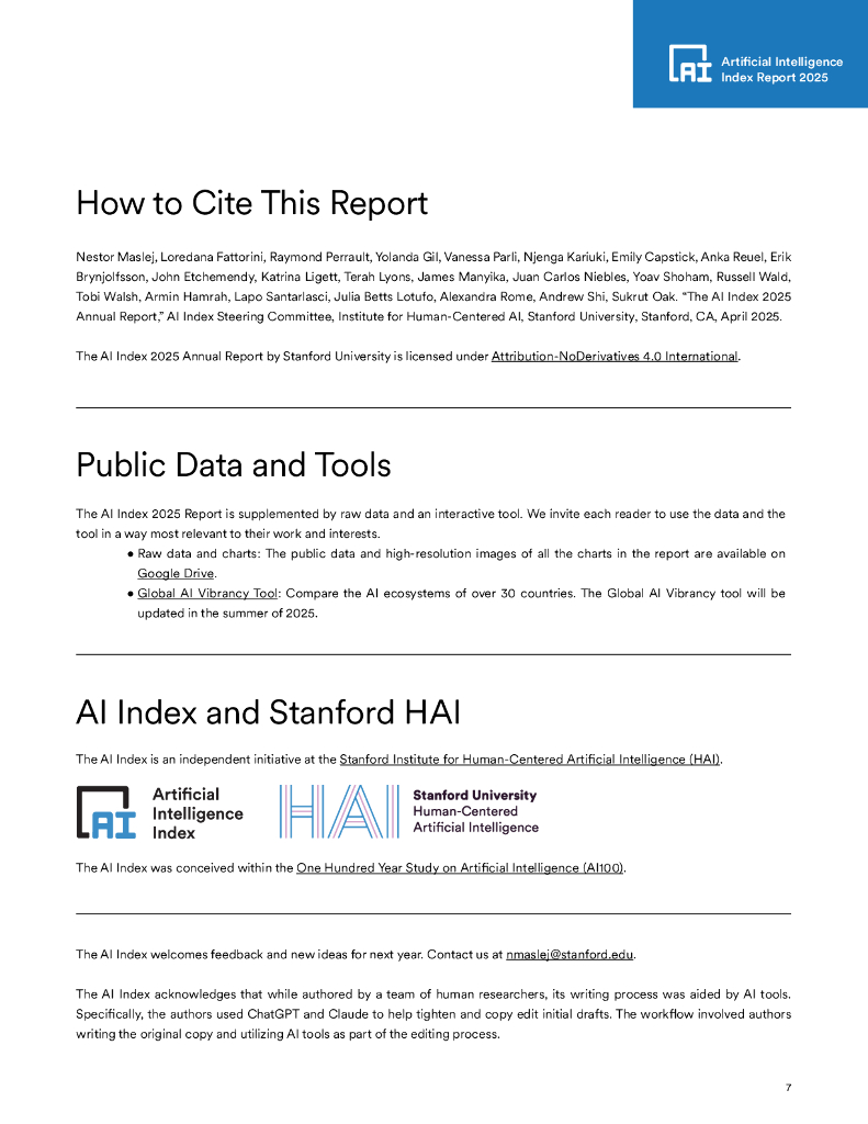 斯坦福大学：2025年人工智能指数报告（英文版）_第8页