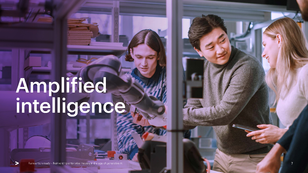 埃森哲：2025年生成式人工智能时代下的企业模式重塑研究报告：组织设计及工作流程再造（英文版）_第7页