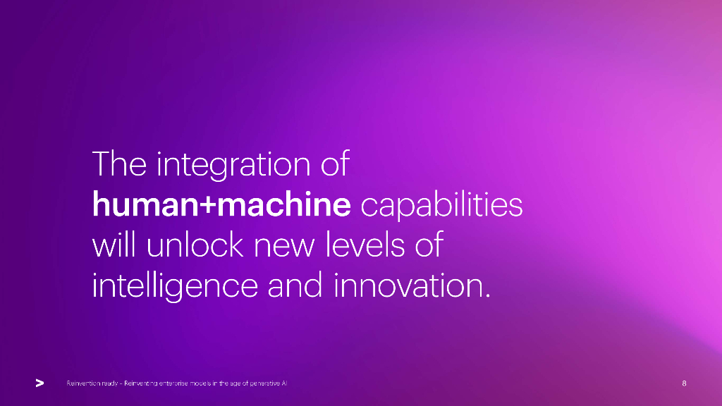 埃森哲：2025年生成式人工智能时代下的企业模式重塑研究报告：组织设计及工作流程再造（英文版）_第8页