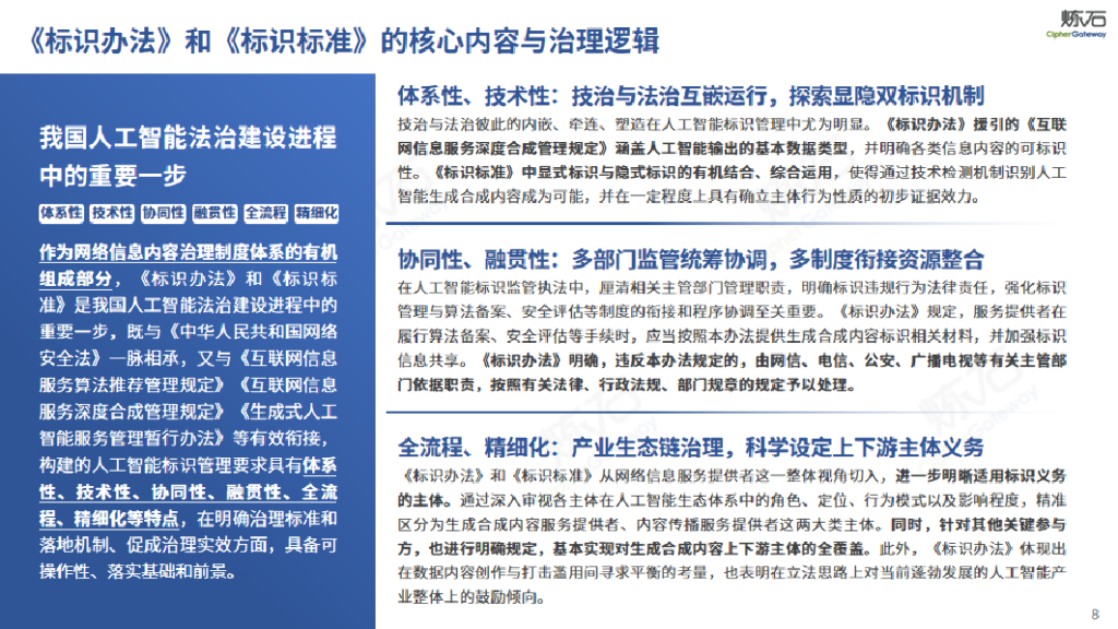 炼石网络：2025年图解四部门《人工智能生成合成内容标识办法》及配套强制性国标与指南_第8页