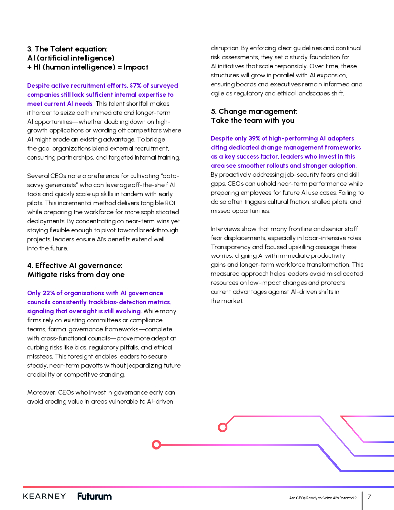 科尔尼：2025年CEO对人工智能潜力开发的就绪度研究报告：开拓价值创造而非破坏之路（英文版）_第8页