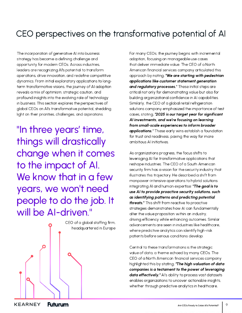 科尔尼：2025年CEO对人工智能潜力开发的就绪度研究报告：开拓价值创造而非破坏之路（英文版）_第10页