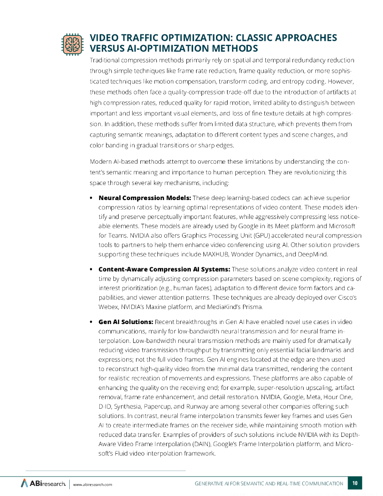 ABl Research：2025年生成式人工智能在语义和实时通信中的应用研究报告（英文版）_第10页