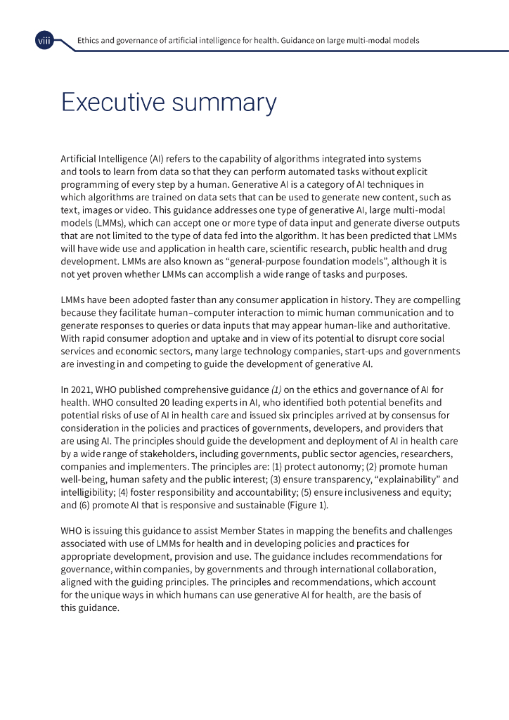 WHO世界卫生组织：2024年卫生领域人工智能伦理与治理：多模态大模型指南 报告（英文版）_第10页